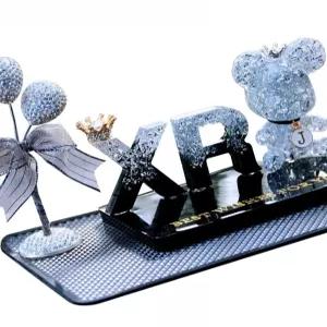 이니셜 레터링 거치대 자동차 인테리어 악세사리 엠블럼