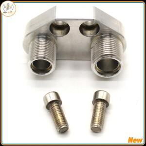 Sanden SD7B10 SD7 7176 압축기 -8AN / -10AN 피팅 A/C 액세서리 용 자동차 공기 압축기 커넥터 AD7176