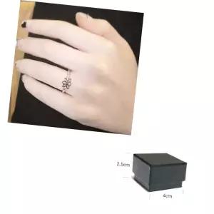 요가운동 디플 심플한 연꽃 악세서리 선물용 반지