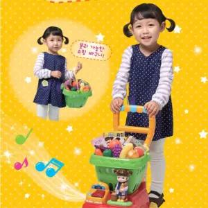 슈퍼마켓 쇼핑바구니 마트놀이 장보기 쇼핑카트 언어발달