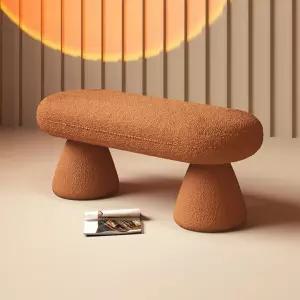 부클 벤치소파 북유럽 스툴 조약돌 2m 화이트 웨딩 매장