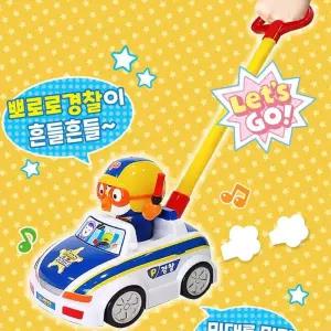 걸음마보조기 밀대 아기 뽀로로 유아장난감 감각발달 보조완구 보행기