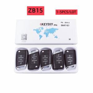 1-5PCS KEYDIY 범용 ZB15 KD  키 ZB 시리즈 리모컨 (KD-X2 KD-MAX MQB 스타일 호환) 2000개 이상의 모델에