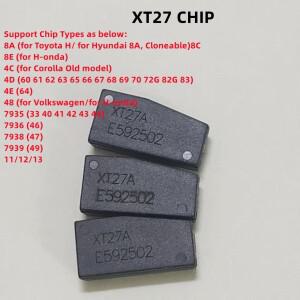 Xhorse VVDI 슈퍼 칩 XT27A01 트랜스폰더 8A ID46/40/43/4D/8C/8A/T3/47 Key Tool/Mini Tool