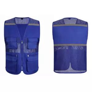 [옷자락]남자 여자 실용적인 작업 봉사활동 낚시 아웃도어 매쉬 조끼