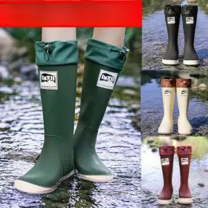 레인부츠 방수 일본장화 카키 여자장화 성인 숏장화