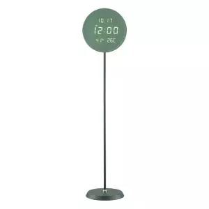 플라이토 무선 루나 온습도 와이파이 LED 스탠드 시계 카키+스탠드 딥그린 300mmx1260mm