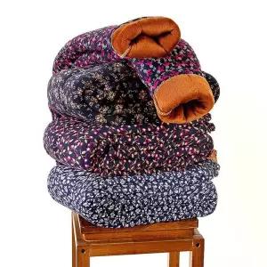 [라일리여성의류] Rly 두꺼운 융기모 보온 중장년 패딩 솜바지