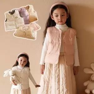 무지패턴 EY203576 리버시블 양면 경량조끼패딩 205244