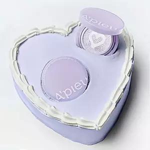 어퓨 톤업 선쿠션 워터락 라벤더 보라 쿠션 SPF50+ MNS