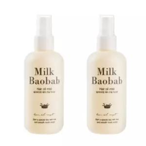 밀크바오밥 헤어 오일 미스트 에센스 정전기 120ml X2