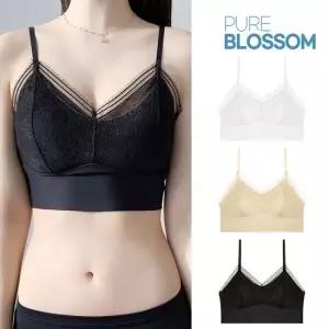 [퓨어블라썸] 레이스 인바디 리얼 패드 브라렛 빅사이즈
