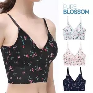 [퓨어블라썸] 플라워 인바디 리얼 패드 브라렛 빅사이즈