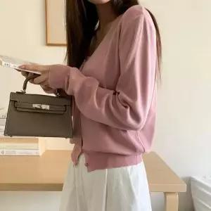 여자 브이넥 나시 베이직 봄 여름 가디건 세트