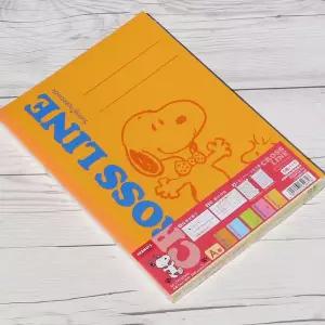 나카바야시 B5 5권/팩 스누피 크로스라인 58A-5P