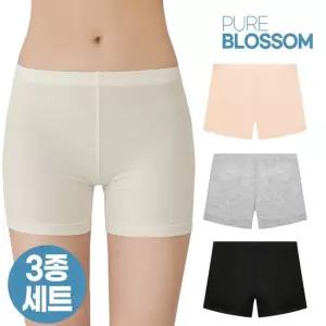 [퓨어블라썸] [3종세트] 에어리 밤부 모달 2부 속바지 빅사이즈