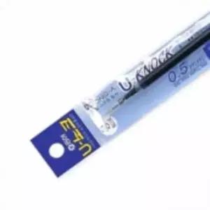 유노크펜 리필 (0.5mm/청/12개입) 잉크볼펜심 유성볼펜심