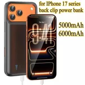 5000mAh 6000mAh 17 시리즈용 백 파워 홀더 디자인 폰 케이스 대용량 모바일