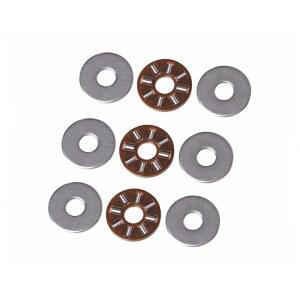 세탁기가 장착된 마리얀드 AXK0414Thrust 니들 롤러 베어링 4mm 보어 14mm OD 2mm 폭 3세트