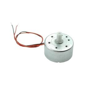 RF-300C 마이크로 300 모터 DC 3V 6V 9V 12V 7200RPM 미니 음소거 24mm 원형 스핀들 모터 2mm 샤프트 DIY