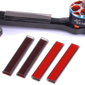 4pcs RC 브러시리스 모터 와이어 커버 보호 튜브 와이어 쉴드 긴 45mm 55mm 65mm 110mm FPV 드론 모델 부품