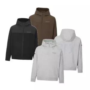 [디스커버리]25FW 겨울 신상 남성/여성/공용 소로나히트 세미오버핏 기모 트레이닝 자켓/후드집업/보온/...