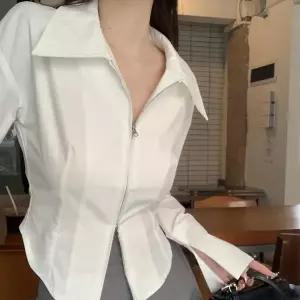 [신세계라이브쇼핑][옷자락] 여자 빅카라 투웨이 집업 슬림핏 와이드커프스 셔츠