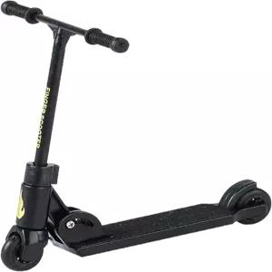 브레이크가 달린 핑거 스쿠터 스턴트 블랙 티헤드 디자인 프리스타일 프로 360° 접이식 2륜 미니 보드