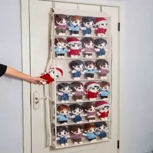 인형 수납함 문걸이형 케이스 20cm 솜깅이 진열 먼지차단