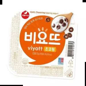 아이음료 서울우유 비요뜨 초코링 138g x12입