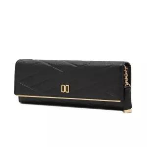 닥스핸드백 DCWA6E411BK [CARLISLE MODERN]블랙 칼라일 패턴 골드 DD 3단 장지갑