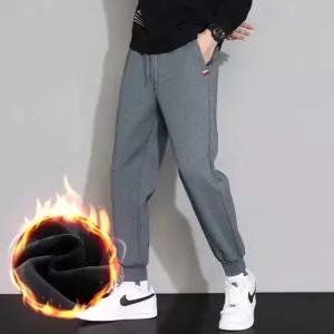 트레이닝 FM784264 방한 바지 스타일 융털 보아털 방한 팬츠 남