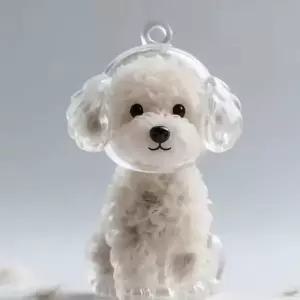 강아지 털 보관 키링 캡슐 가방고리 열쇠고리 키홀더 (WFK8ID8)