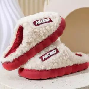 실내 사무실 홈웨어 폭신한 퍼 안감 양털 슬리퍼 실내화 (WFK8IFP)