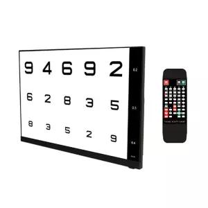 시력표 벽걸이형 디지털 영상 측정기 검사표 검진센터 보건소 안과 병원 검사