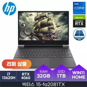 HP 2025 빅터스 15-fa2081TX 인텔13세대 코어i7 RTX4060 D4-32GB 1TB Win11Home HMC