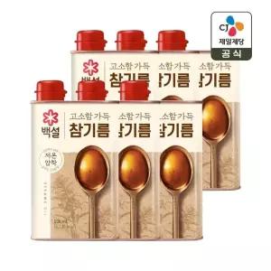 백설 고소함 가득 참기름 500ml x6개