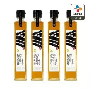 백설 국산 통참깨 참기름 200ml x4개