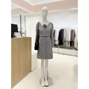 [롯데백화점]SOUP 브로치 탈부착 배색카라원피스  SC3OPM0A