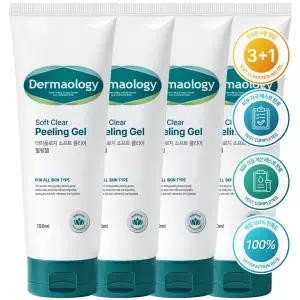 3+1 더마올로지 저자극 필링젤 150ml 각질제거제 얼굴 스크럽 각질케어 남자 여자 