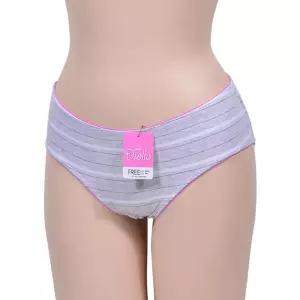 국산 편한 면소재 배색 줄무늬 주니어 삼각팬티 20대여자 여학생 선물