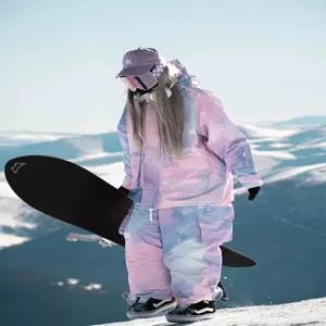 스노우보드복 세트 밀리터리 여자 등산 힙한스타일 오버핏