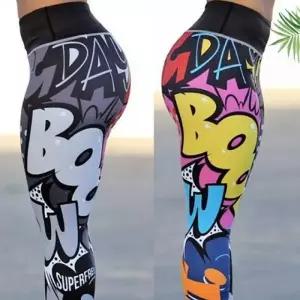 봄 여름 쿨 레깅스 데일리 캐주얼 쫄바지 스포츠 피트니스  프린팅레깅스 운동복 하의