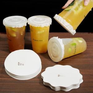 누수 방지 종이 밀봉 필름 일회용 커피우유차 포장 컵 음료 패드 용