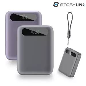 스토리링크 20000 미니 고속 보조배터리 기내반입 기내용 해외여행용 CCC인증 삼성 갤럭시 아이폰 호환