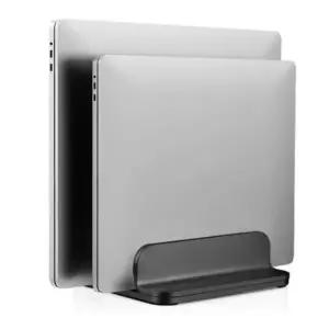 버티칼 더블 노트북 거치대 홀더 태블릿 꽂이 메탈릭