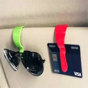 ( )차량용 썬바이저 안경클립 차량카드꽂이 자동차선글라스클립 차량용선글라스거치대