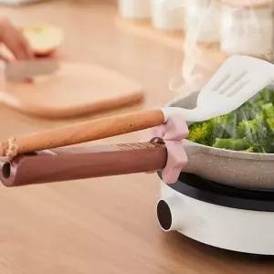 실리콘 국자 거치대 냄비 집게 홀더 주방 조리도구 받침대