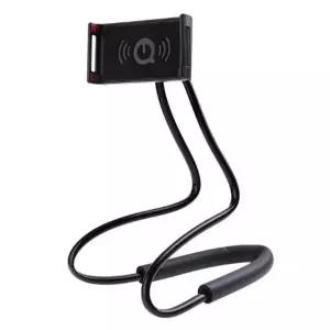 목에거는 스마트폰 넥거치대 핸드폰 자바라 목거치대