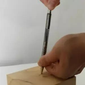 망치 금속용 센터펀치 스프링 보조 수공용 드릴 목공용